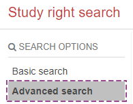 Picture of advanced search