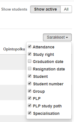 Picture of PLP guidance columns