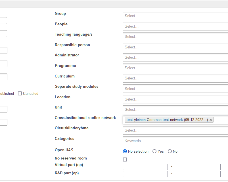 Searching for implementation on the network