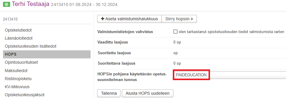 HOPSin pohjana paideducation