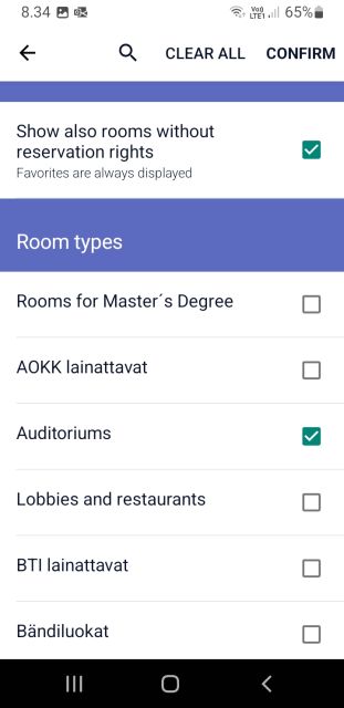 In Room types choose "Show also without reservations rights" and then choose room types. At the end click Confirm