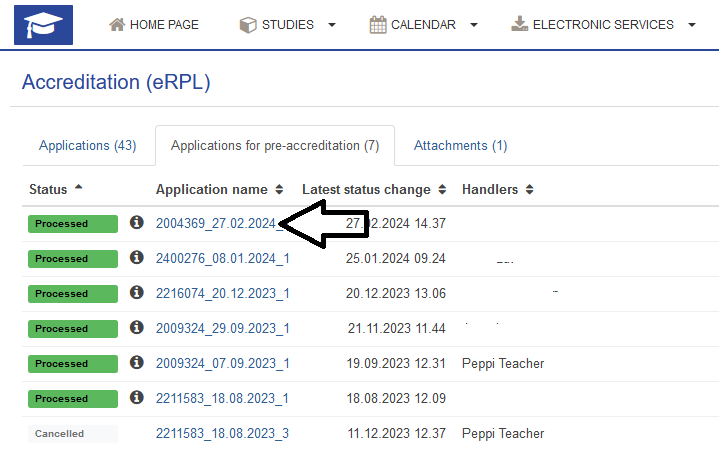 Opening the application for pre-accreditation